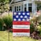 We Remember! Patriotic Americana Outdoor Garden Flag, 12.5" x 18"